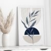 Lot de 3 oeuvres d'art murales bleues et beiges, – Image 2