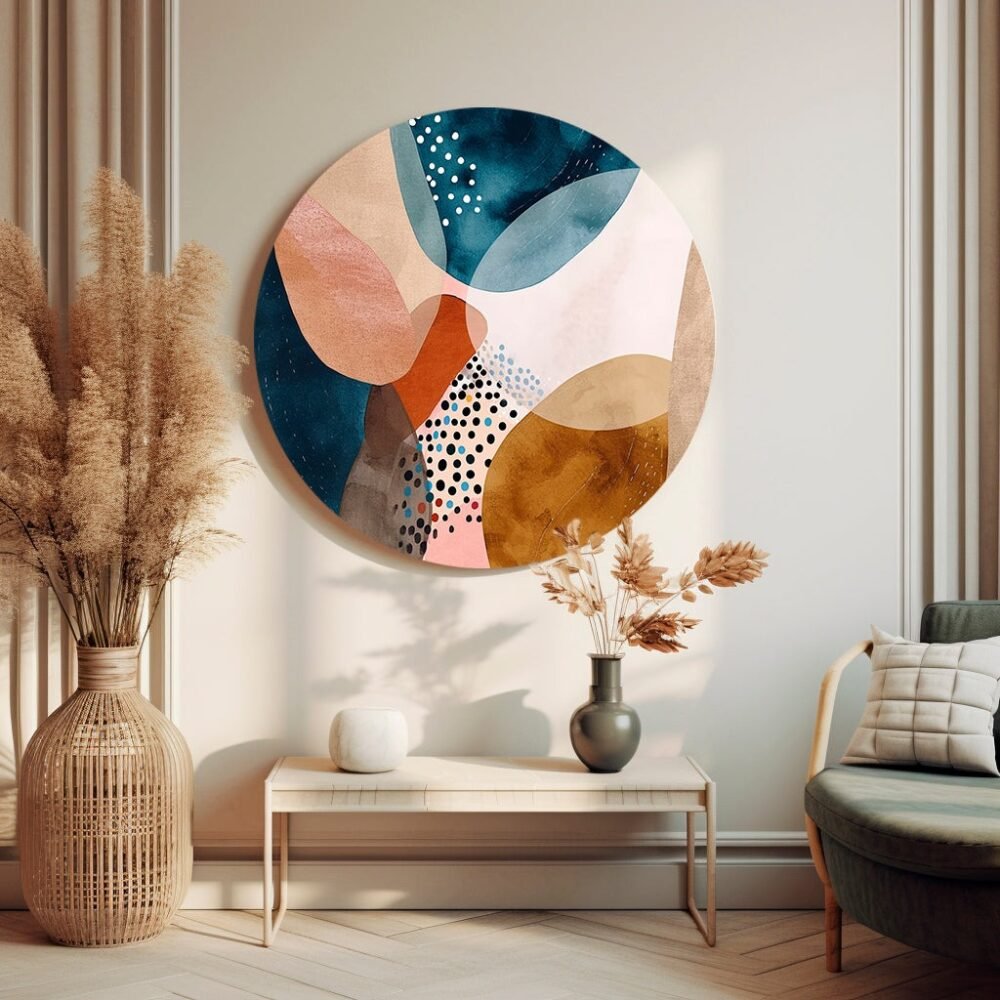 Autumn in abstraction Round