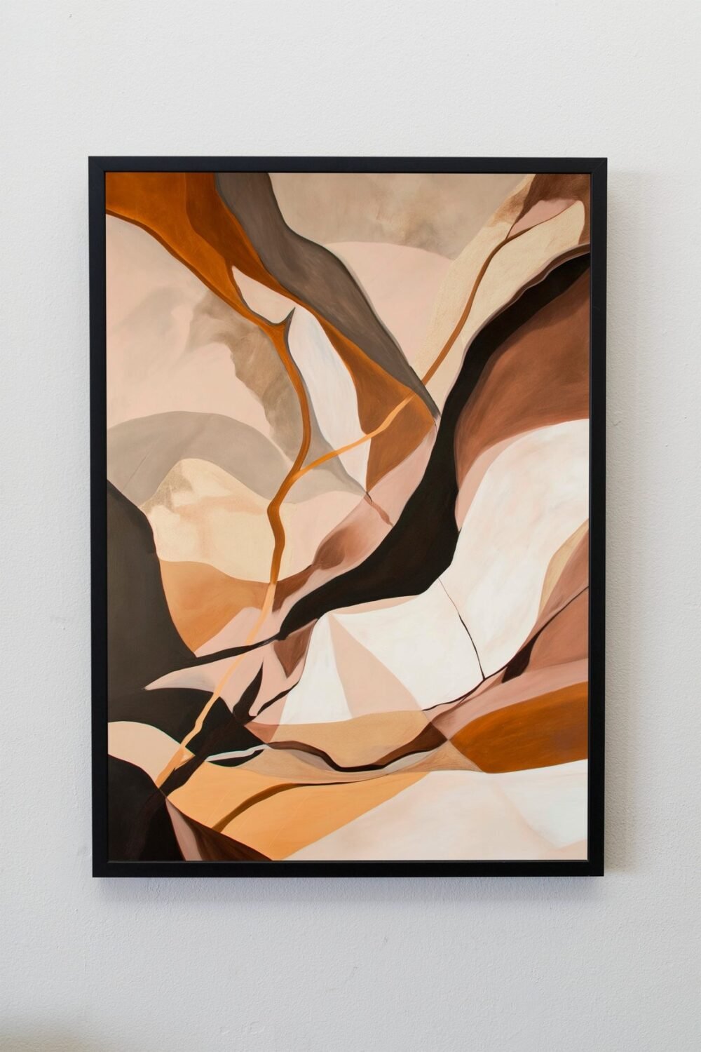 Art mural marron neutre beige – Image 5