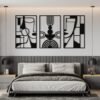 grande décoration murale linéaire Picasso – Image 3