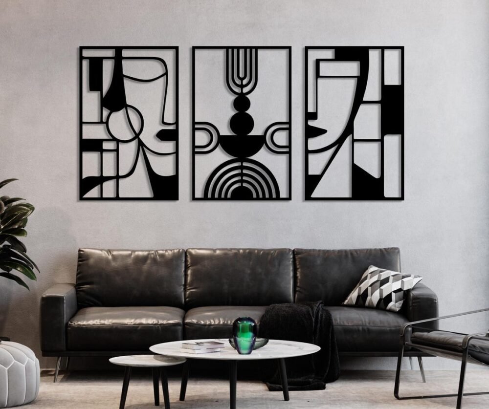 grande décoration murale linéaire Picasso