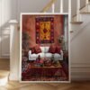 tapis marocain, décor méditerranéen