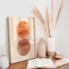 Art mural moderne du milieu du siècle, décor boho, art mural en terre cuite – Image 2