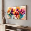 Art mural fleurs de pavot vibrantes – Image 5